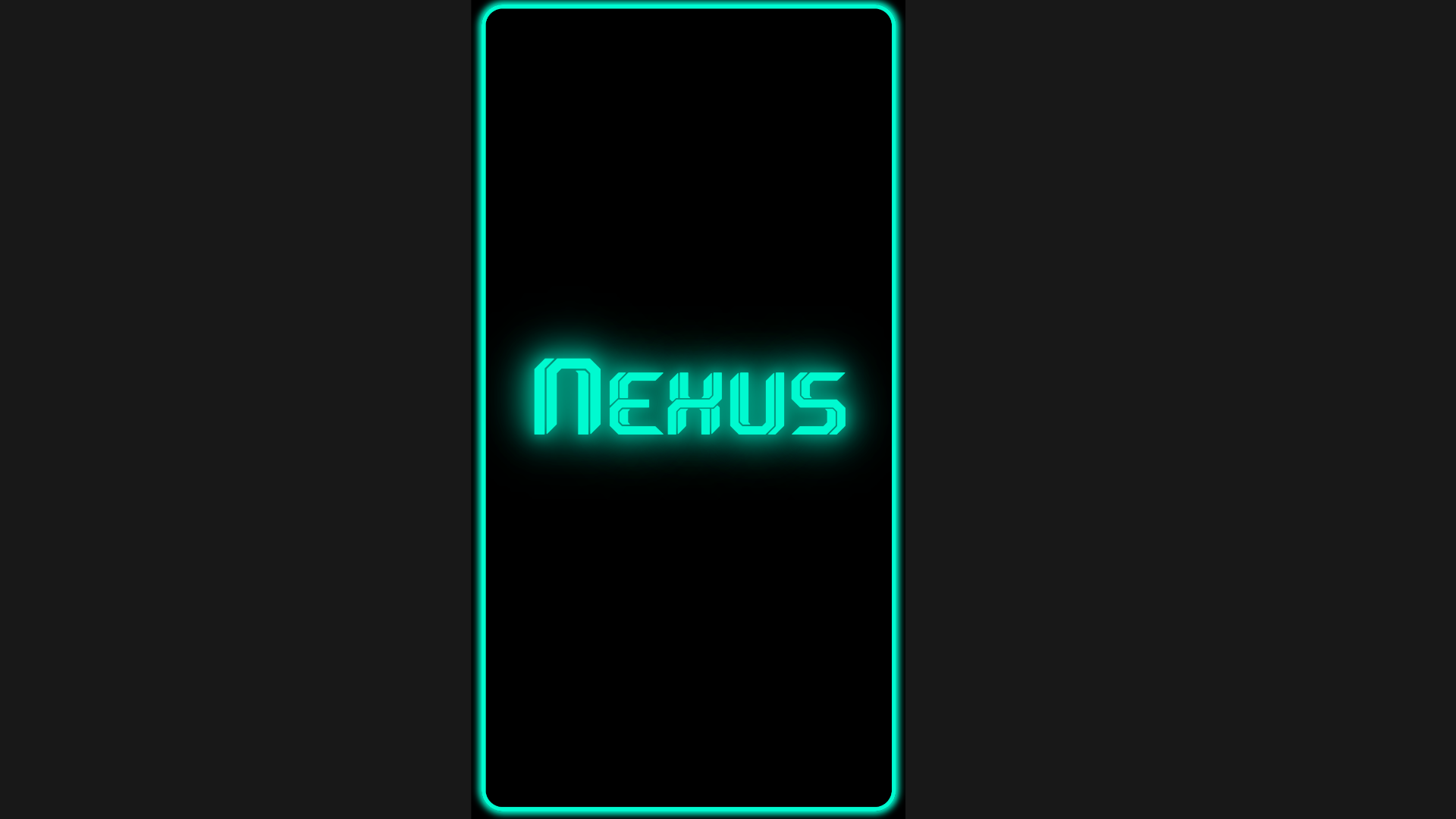 The Nexus splash screen